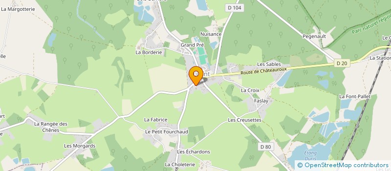 localisation de l'entreprise LIBRENNE à LUANT