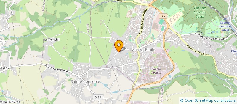 localisation de l'entreprise LIBREO  MARCY-L'ETOILE