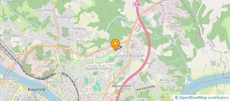 localisation de l'entreprise LIBREPLUME à BAYONNE