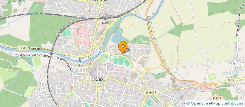 localisation de l'entreprise LIBRES A CORPS  DAX