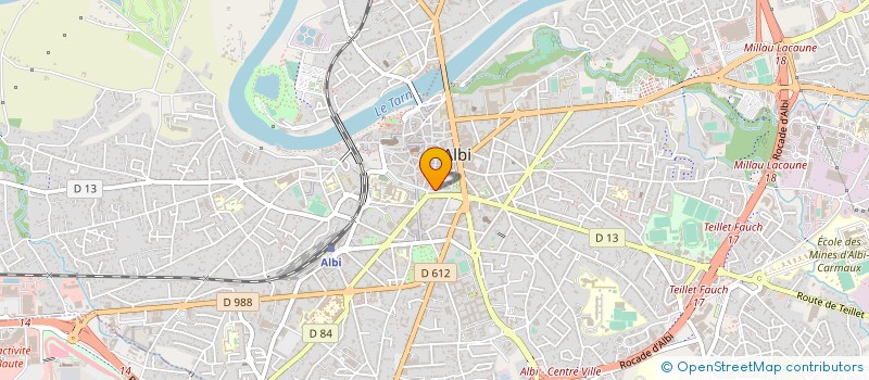 localisation de l'entreprise LIBRES ENFANTS DU TARN à ALBI