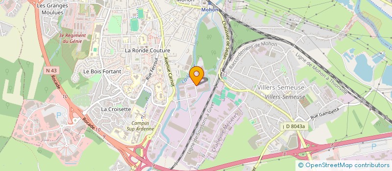 localisation de l'entreprise LIBRES MOBILITES à CHARLEVILLE-MEZIERES