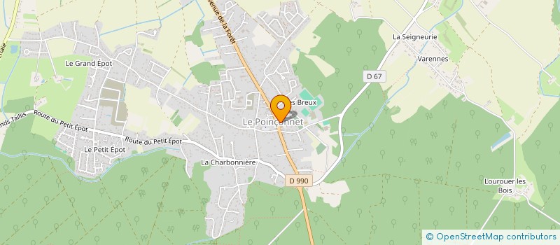 localisation de l'entreprise LIBRES TRAITS à LE POINCONNET