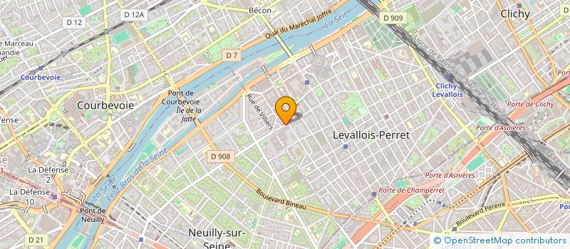 localisation de l'entreprise LIBRESPACES à LEVALLOIS-PERRET