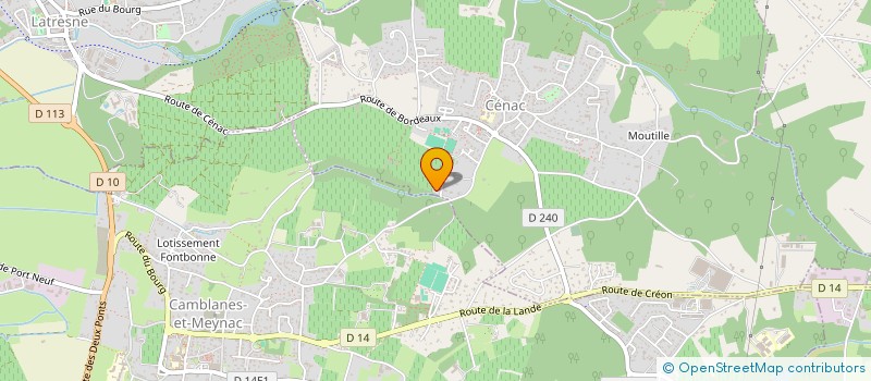 localisation de l'entreprise LIBRETIC  CENAC