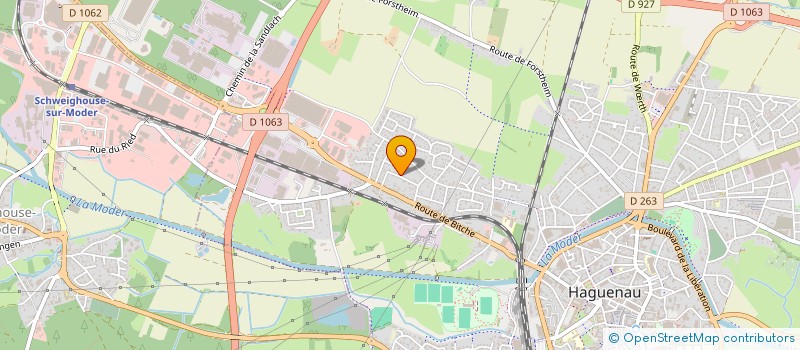 localisation de l'entreprise LIBS THEUREAUX REALISATIONS SNC  HAGUENAU