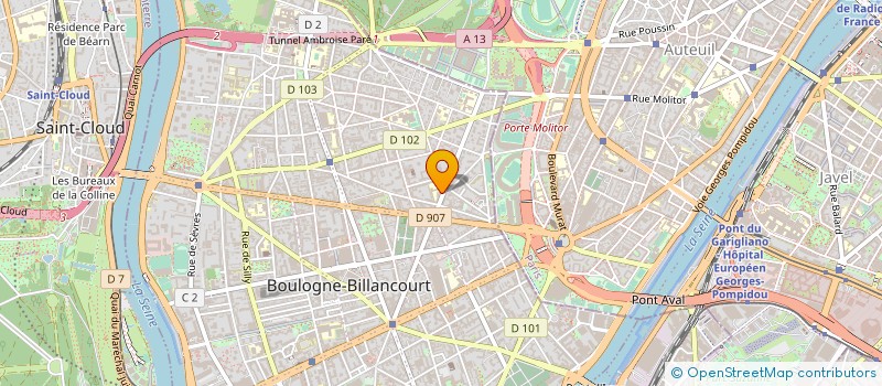 localisation de l'entreprise LIBSO SARL à BOULOGNE-BILLANCOURT