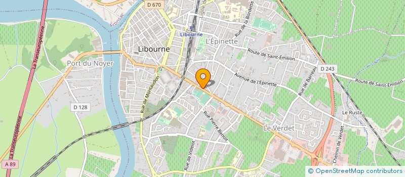 localisation de l'entreprise LIBTEL à LIBOURNE