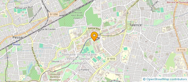 localisation de l'entreprise LIBU à TALENCE