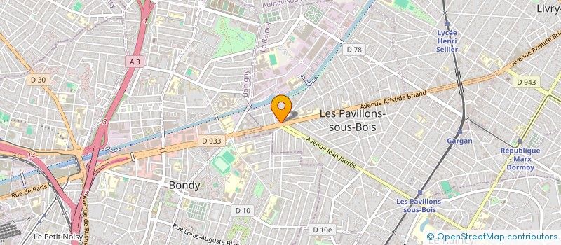 localisation de l'entreprise LIC  LES PAVILLONS-SOUS-BOIS