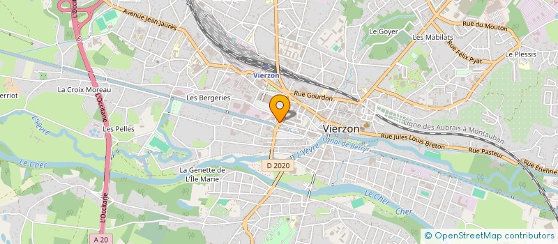 localisation de l'entreprise LIC VIERZON  VIERZON