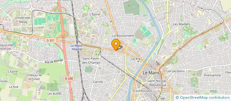 localisation de l'entreprise LICA  LE MANS