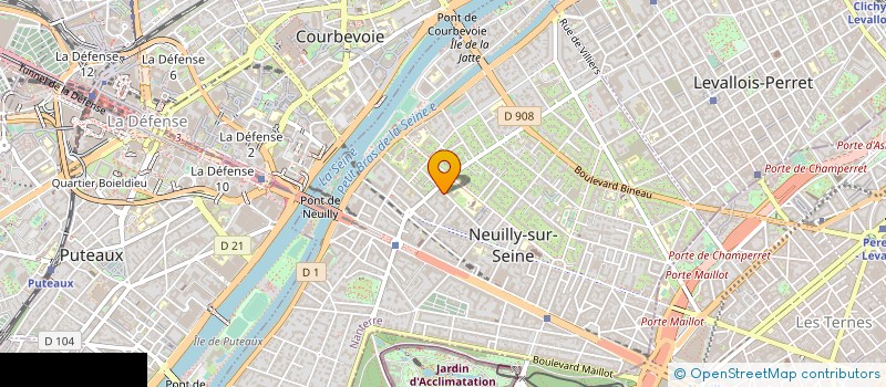 localisation de l'entreprise LICANGE PRODUCTION à NEUILLY-SUR-SEINE