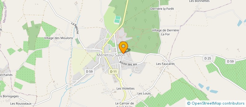 localisation de l'entreprise LICANTIS  MENETOU-SALON