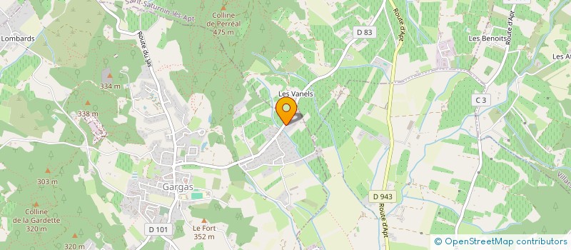 localisation de l'entreprise LICATA  GARGAS