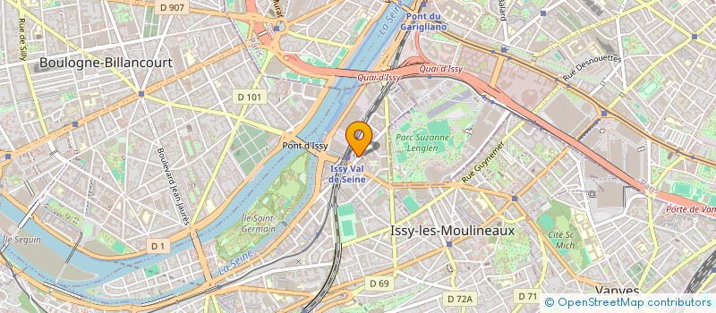 localisation de l'entreprise LICATA à ISSY-LES-MOULINEAUX