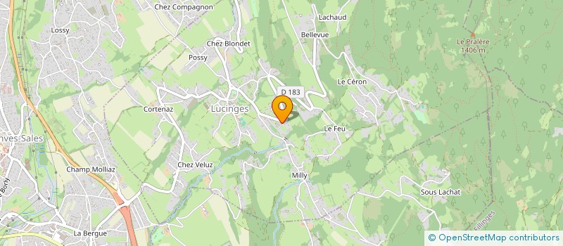 localisation de l'entreprise LICEA  LUCINGES