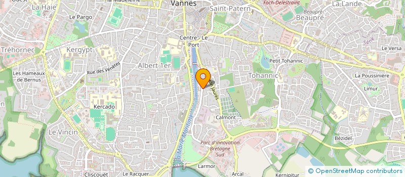 localisation de l'entreprise LICENCE à VANNES