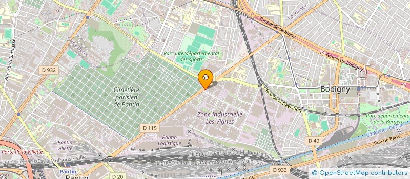 localisation de l'entreprise LICENCE DISTRIBUTION à BOBIGNY