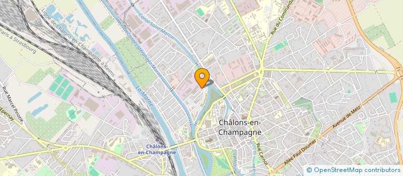 localisation de l'entreprise LICENCE PROFESSIONNELLE DEVSOTER  CHALONS-EN-CHAMPAGNE