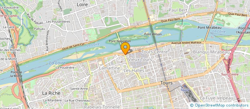 localisation de l'entreprise LICENCES ETRANGERES DE TOURS AMIES DE LA LITTERATURE  TOURS