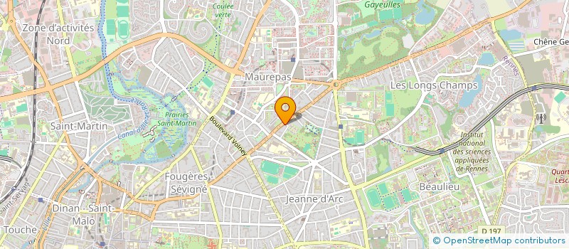 localisation de l'entreprise LICENEF  RENNES