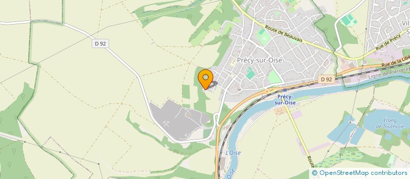 localisation de l'entreprise LICENSING GROUP & CO PRODUCTIONS  PRECY-SUR-OISE