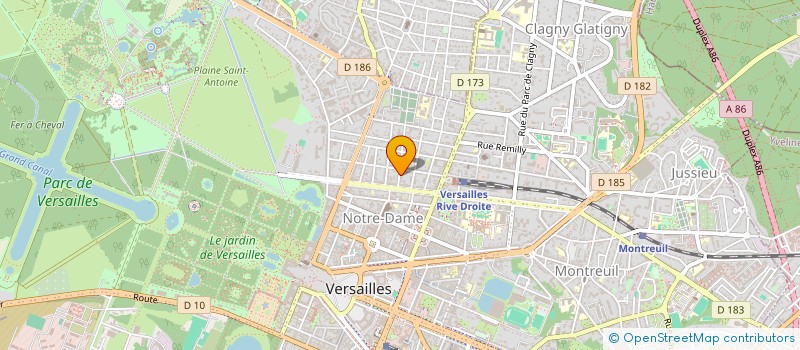 localisation de l'entreprise LICENSING SYSTEMS à VERSAILLES