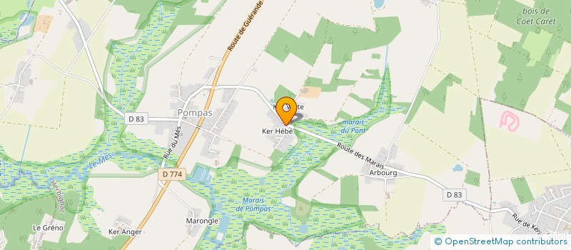 localisation de l'entreprise LICHEN AND CO  HERBIGNAC