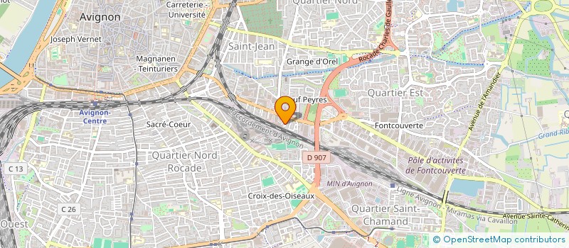 localisation de l'entreprise LICHIERE LIEUTAUD  AVIGNON