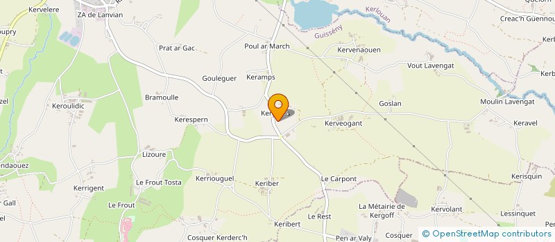 localisation de l'entreprise LICHOUZ'  GUISSENY