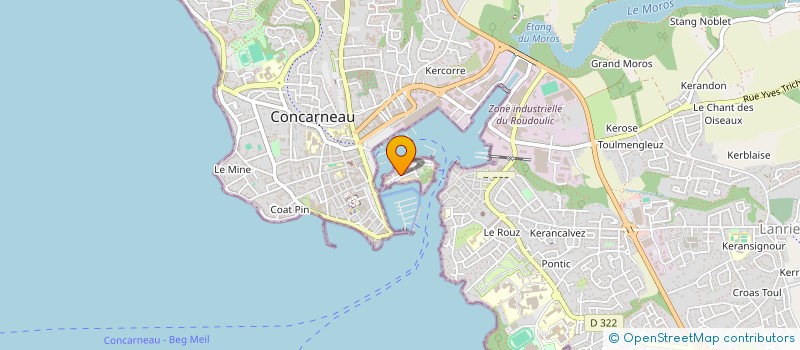 localisation de l'entreprise LICHOUZENN MAD à CONCARNEAU
