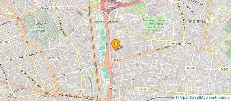 localisation de l'entreprise LICHUN à BAGNOLET