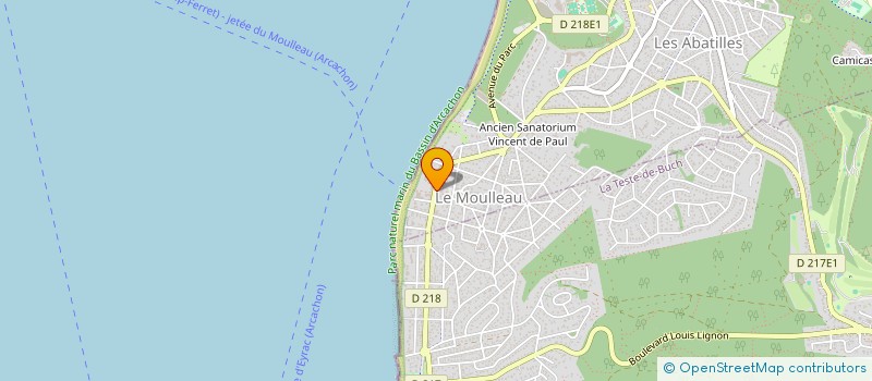 localisation de l'entreprise LICIOUS SARL à ARCACHON