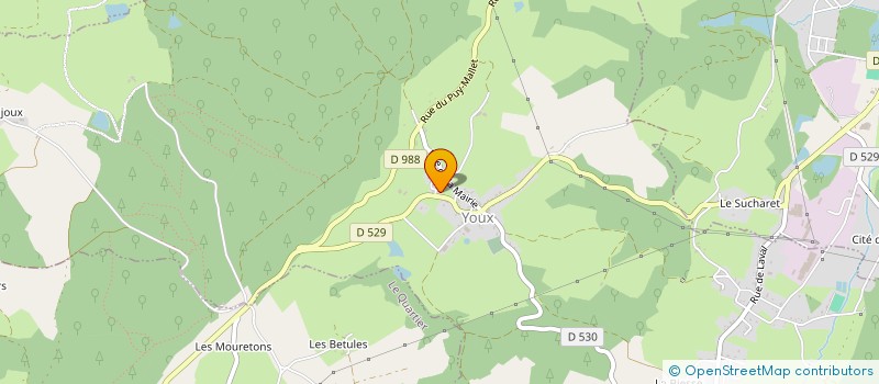 localisation de l'entreprise LICLO  YOUX