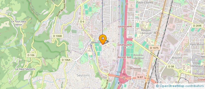 localisation de l'entreprise LICO à SEYSSINS