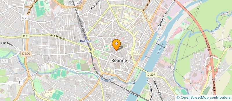 localisation de l'entreprise LICOME à ROANNE