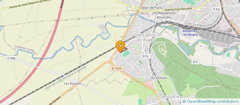 localisation de l'entreprise LICORIAN  AMBERIEU-EN-BUGEY