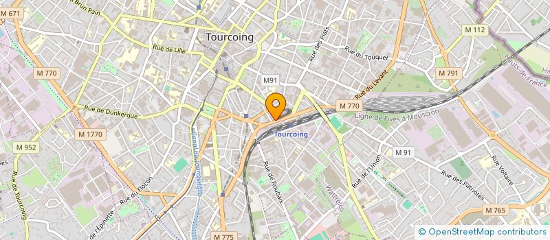 localisation de l'entreprise LICORNE  TOURCOING