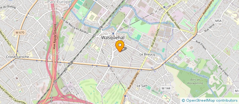 localisation de l'entreprise LICORNE  CROIX