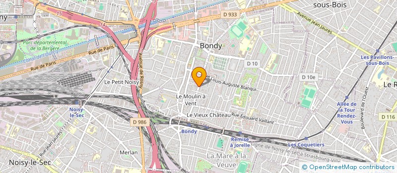 localisation de l'entreprise LICORNE  BONDY