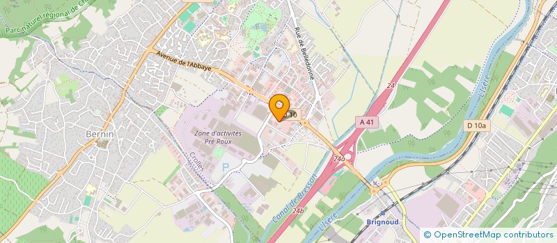 localisation de l'entreprise LICOS RH ET RECRUTEMENT  CROLLES