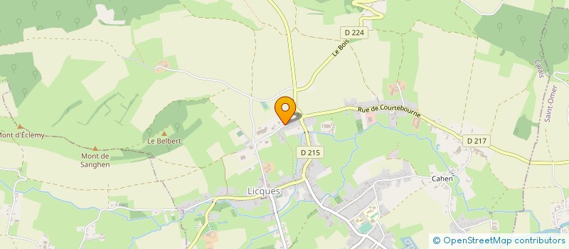 localisation de l'entreprise LICQUES VOLAILLES à LICQUES