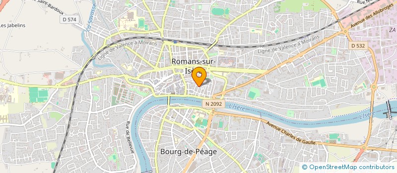 localisation de l'entreprise LICRA DROME  ROMANS-SUR-ISERE