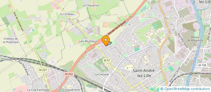 localisation de l'entreprise LICTEV OSTREVENT  SAINT-ANDRE-LEZ-LILLE