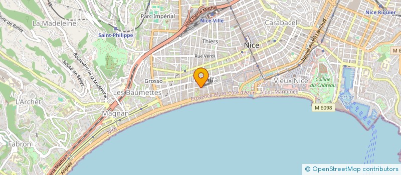 localisation de l'entreprise LIDA à NICE