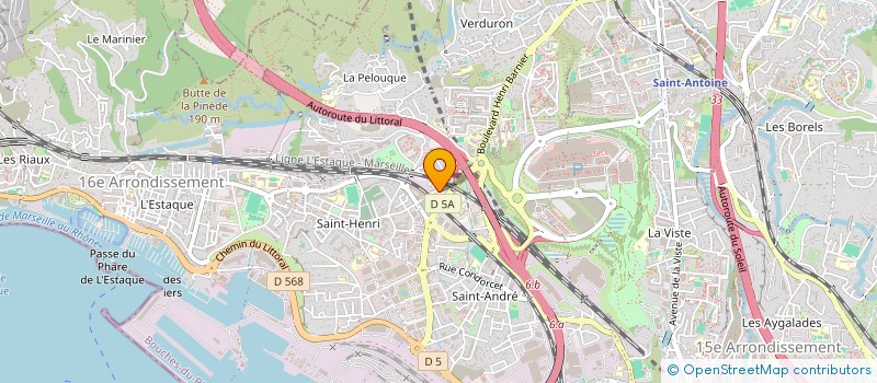 localisation de l'entreprise LIDA à MARSEILLE
