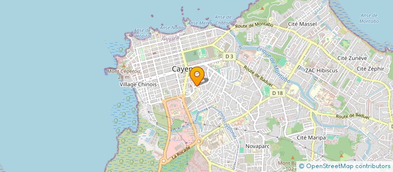 localisation de l'entreprise LIDA  CAYENNE