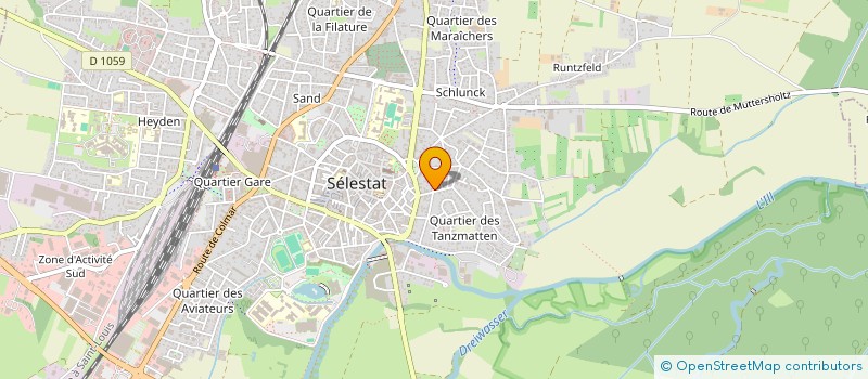 localisation de l'entreprise LIDALAME  SELESTAT
