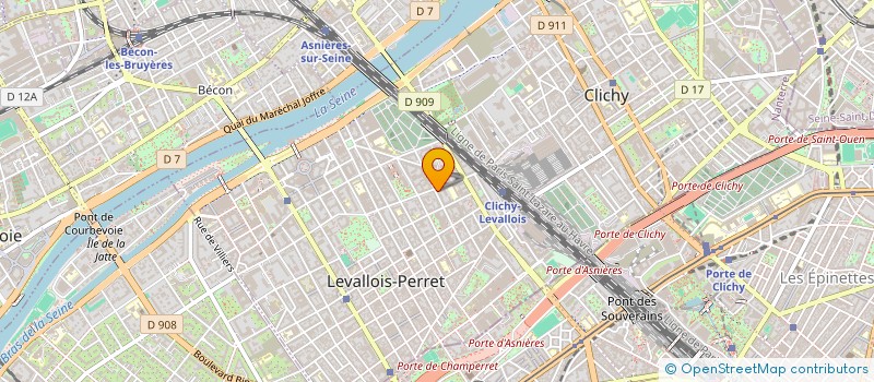 localisation de l'entreprise LIDALE à LEVALLOIS-PERRET